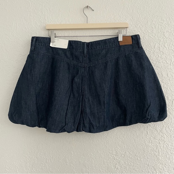 American Eagle Denim Bubble Skort Size 14 NWT - Picture 3 of 12